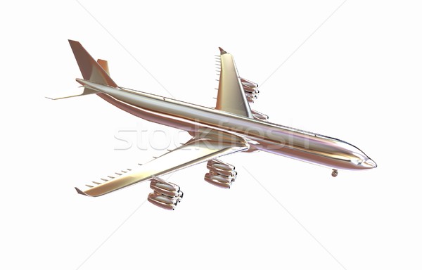 Avion blanche ciel fond Voyage navire [[stock_photo]] © Guru3D