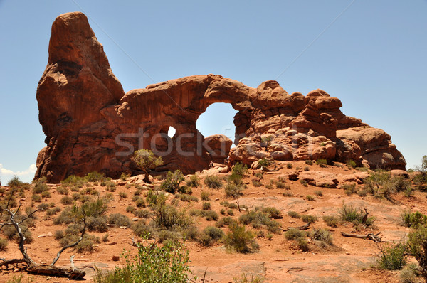 Turret Arch - Arches National Park Stock photo © gwhitton