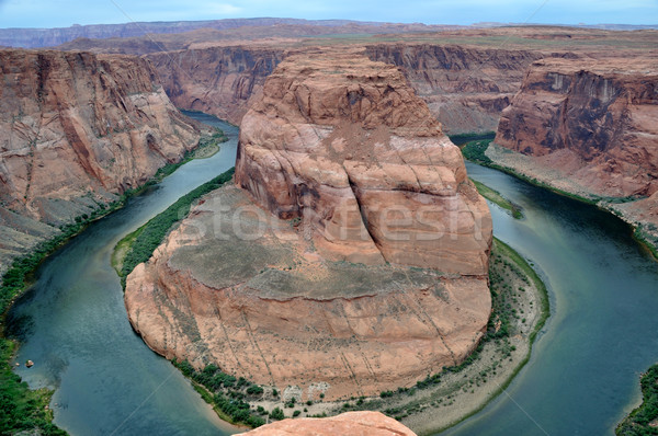 A ferro di cavallo pagina Arizona panorama verde Foto d'archivio © gwhitton