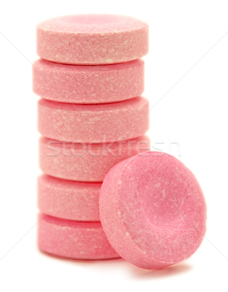 Pink antacid tablets Stock photo © Habman_18
