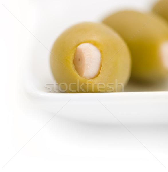 Ail bourré olives coup olive [[stock_photo]] © Habman_18