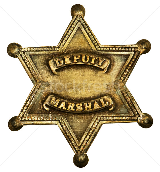 Authentic Deputy Marshall Badge Stock photo © Habman_18