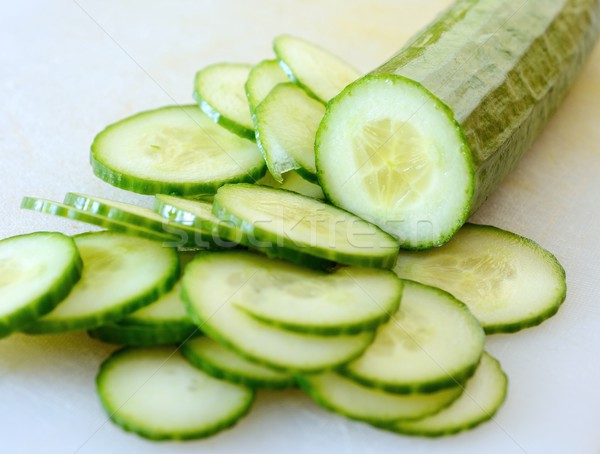 Chopped cucumber Stock photo © hamik