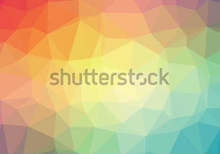 Color polygonal background Stock photo © hamik