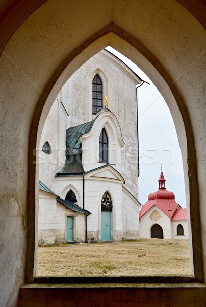 Templom unesco barokk gótikus stílus építész Stock fotó © hamik