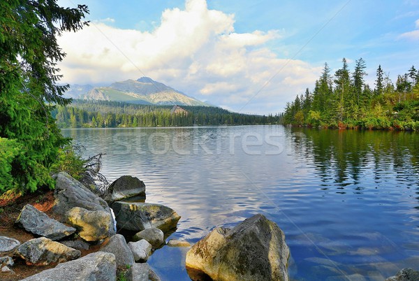 Strbske pleso lake Stock photo © hamik