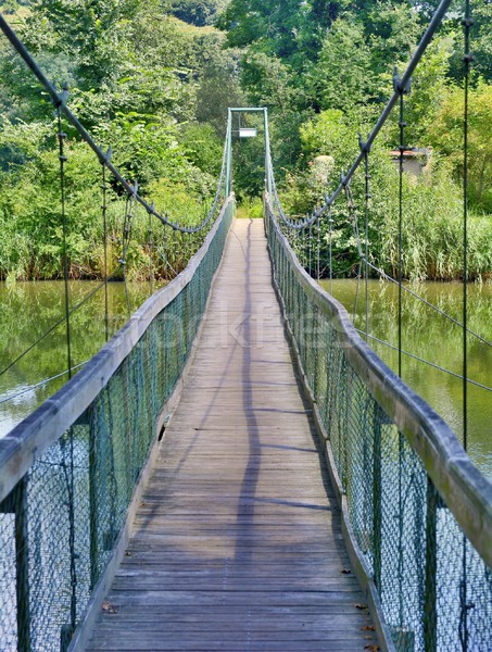 Bridge over Dyje river Stock photo © hamik