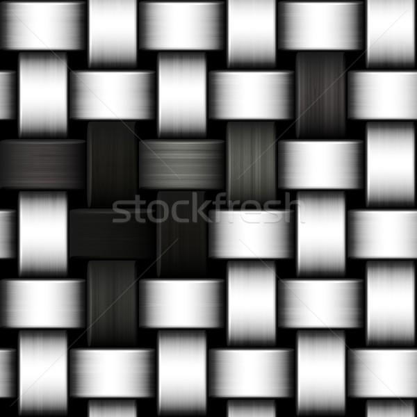 Grayscale knitted background Stock photo © hamik