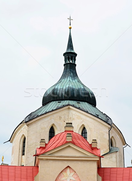 Church of St. John of Nepomuk  - Zelena Hora Stock photo © hamik