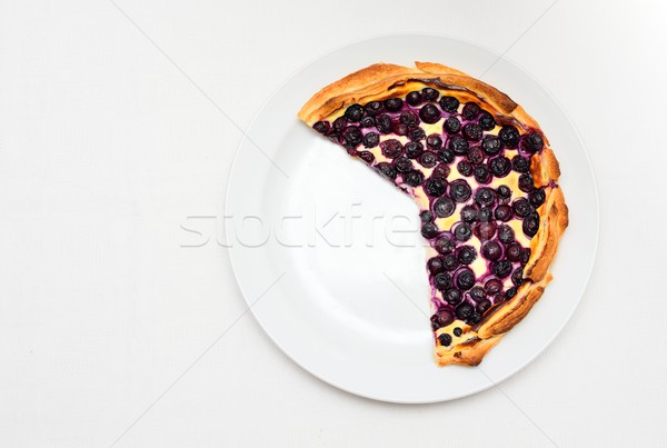 Blueberry pie Stock photo © hamik