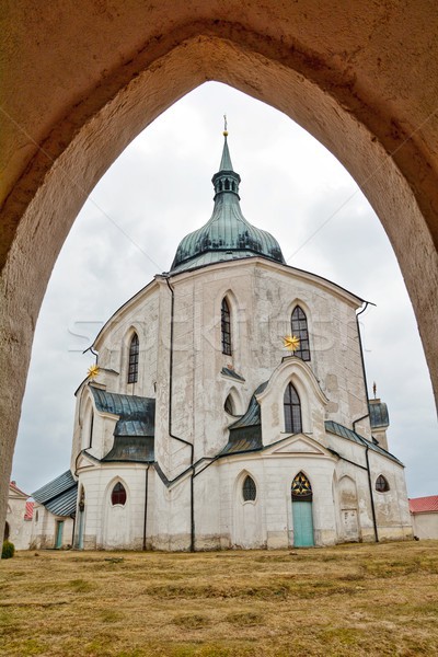 Templom unesco barokk gótikus stílus építész Stock fotó © hamik