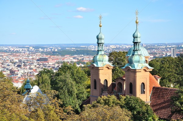 Stok fotoğraf: Prag · görmek · şehir · merkez · kilise · mimari