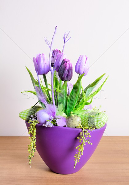 Easter home decoration Stock photo © hamik