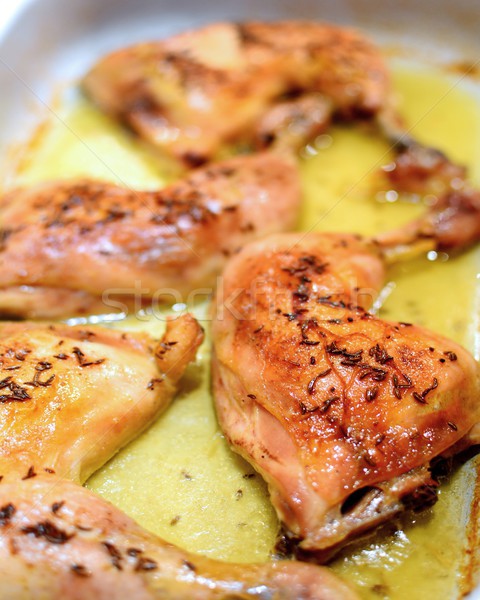 Roasted Chicken Drumsticks Stock photo © hamik