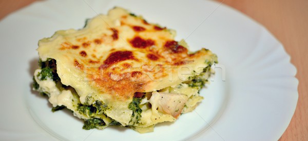 Spinach lasagna Stock photo © hamik