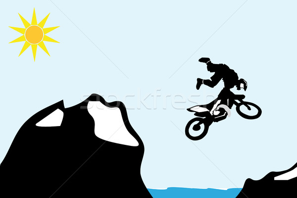 Motocross Bike Vector Illustration C Hamik 7739014 Stockfresh
