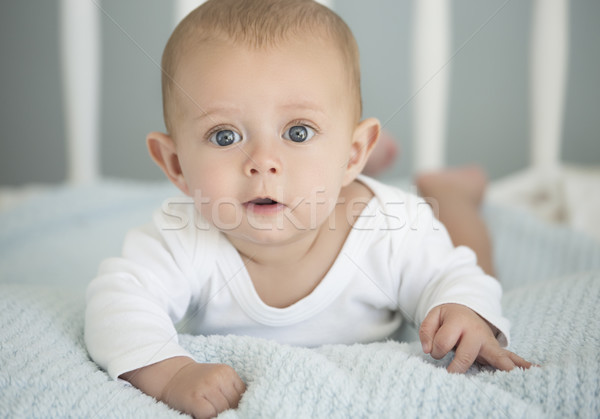 Caucasian baby boy Stock photo © handmademedia