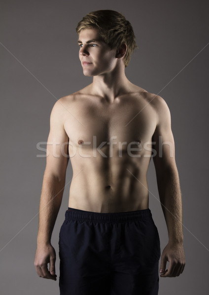 Musculaire homme portrait séduisant jeunes [[stock_photo]] © handmademedia