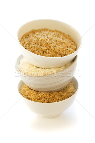 White brown rice Stock photo © handmademedia