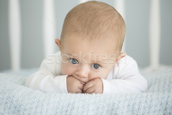 Caucasian baby boy Stock photo © handmademedia