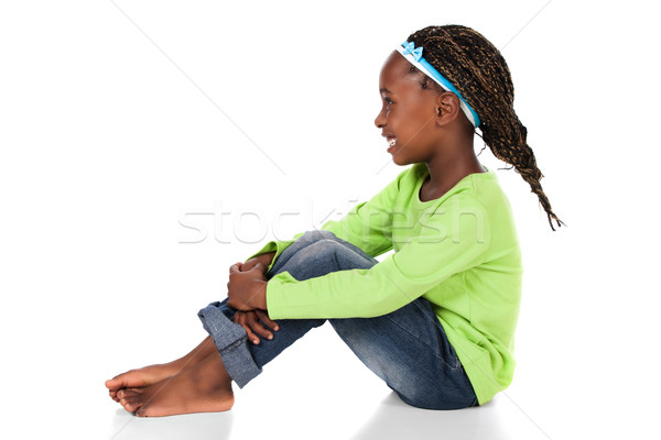 Cute african girl Stock photo © handmademedia