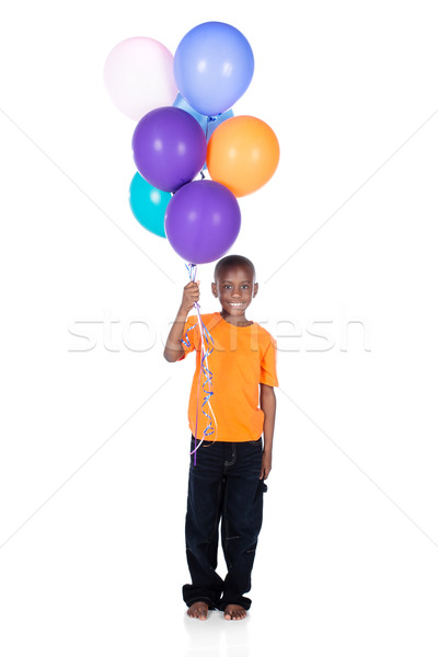 Cute african boy Stock photo © handmademedia