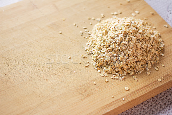 Uncooked rolled oats Stock photo © handmademedia