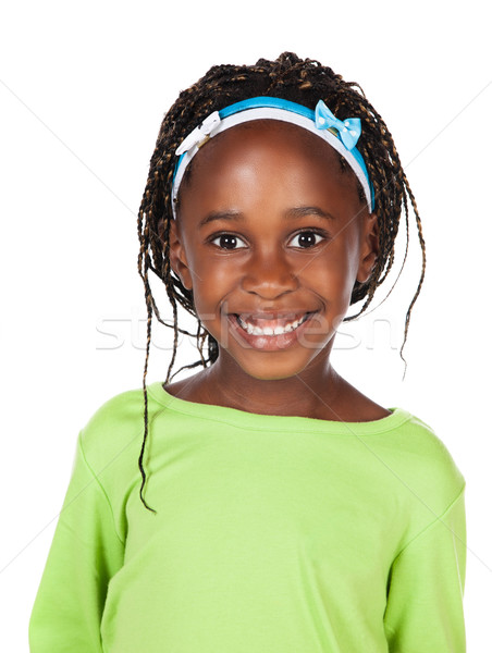 Cute african girl Stock photo © handmademedia