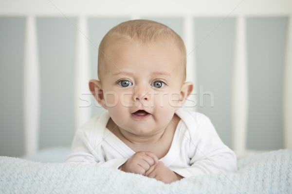 Caucasian baby boy Stock photo © handmademedia