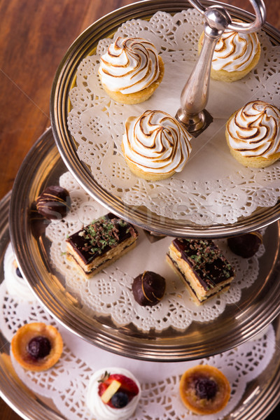 Delicious dessert selection Stock photo © handmademedia