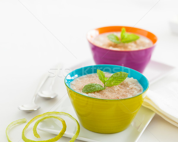 Rice pudding Stock photo © hansgeel