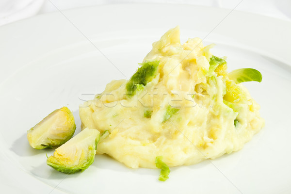 Mashed potatoes with cabbage Stock photo © hanusst