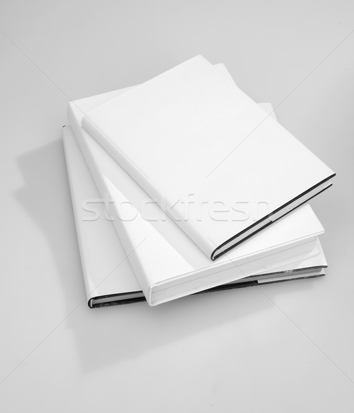 Three Blank book cover Stock photo © hanusst