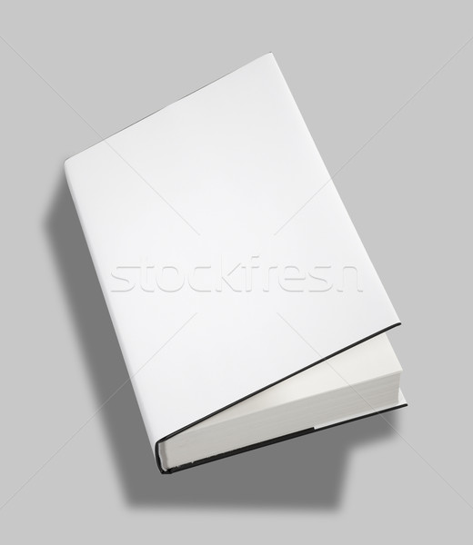 Blank book open cover w clipping path Stock photo © hanusst