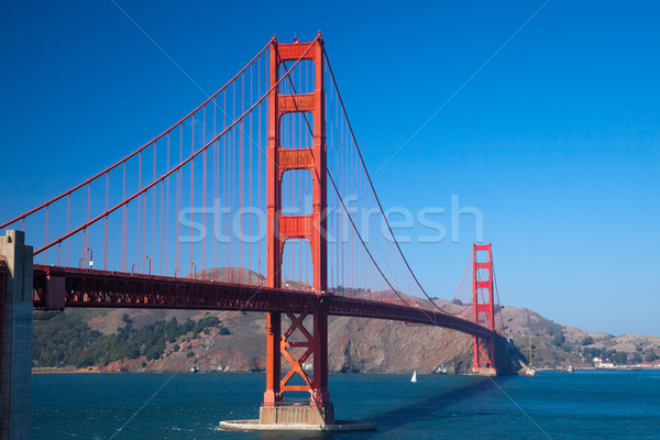 Golden Gate Bridge San Francisco ciel eau route ville [[stock_photo]] © hanusst