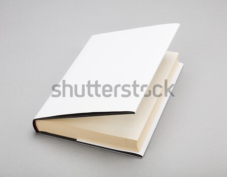 Blank book white cover 5,5 x 8 in Stock photo © hanusst