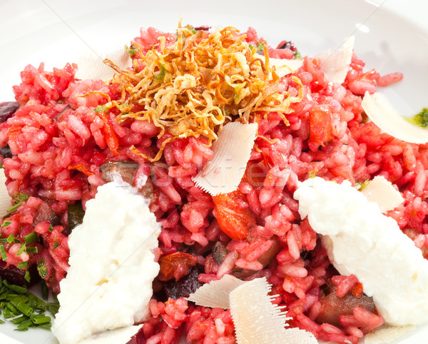 Beetroot Risotto Stock photo © hanusst
