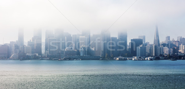 San Francisco in the clouds, Panorama Stock photo © hanusst