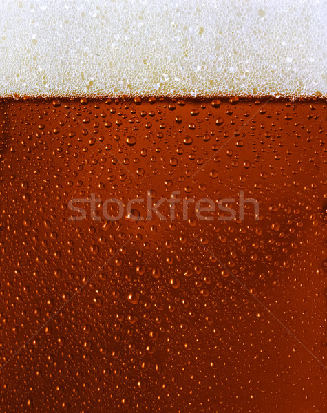 Dewy Black beer glass texture Stock photo © hanusst