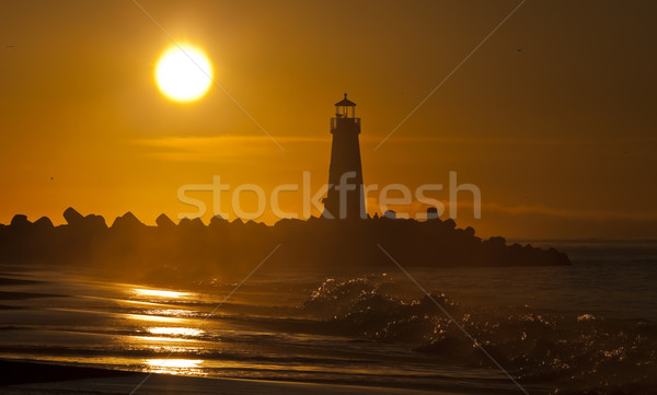 Santa Cruz Walton Lighthouse in the morning Stock photo © hanusst