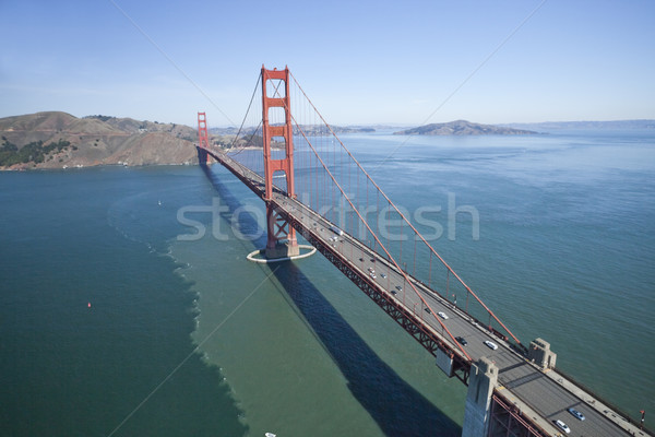 Golden Gate Bridge San Francisco cielo acqua strada Foto d'archivio © hanusst