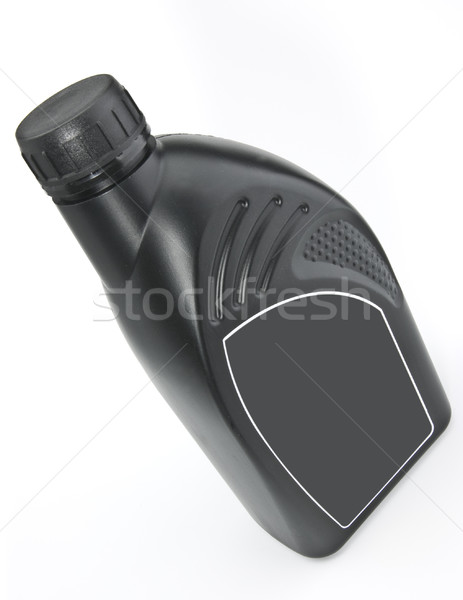 Stock foto: Flasche · Motoröl · schwarz · Kunststoff · Wasser · Auto