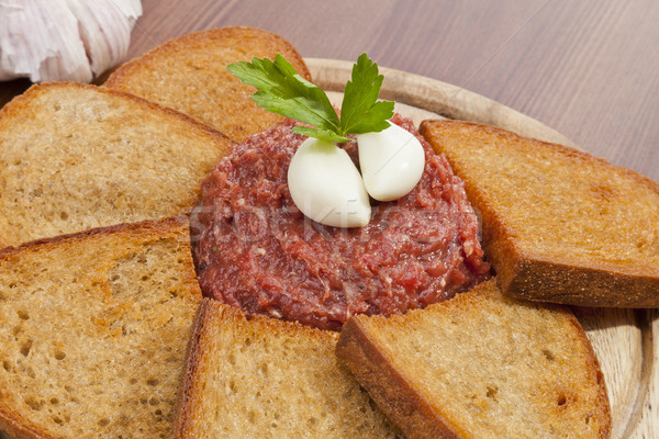 Steak tartar Stock photo © hanusst