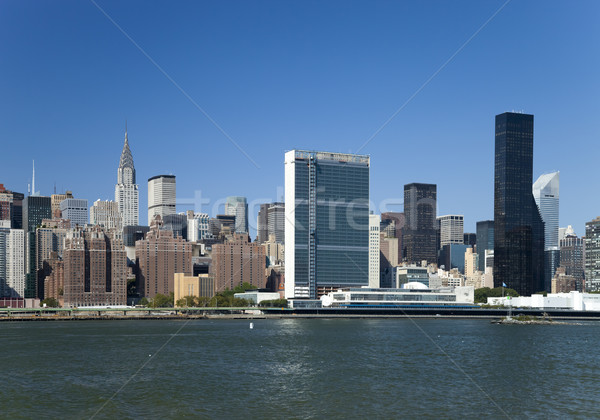 The New York City Uptown skyline Stock photo © hanusst