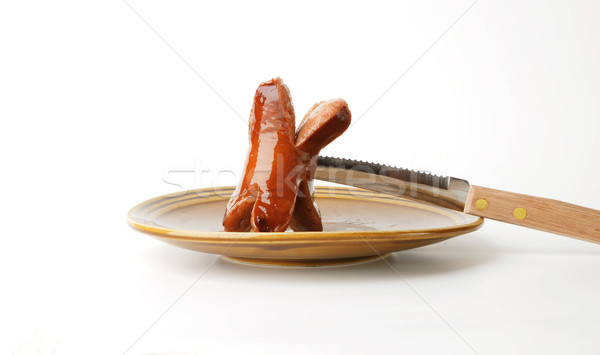 [[stock_photo]]: Grillés · saucisse · plaque · alimentaire · amusement · pétrolières