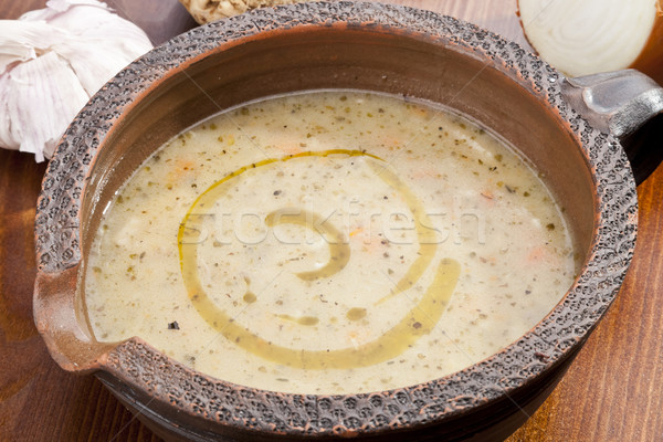 Potato soup with Vegetable Stock photo © hanusst