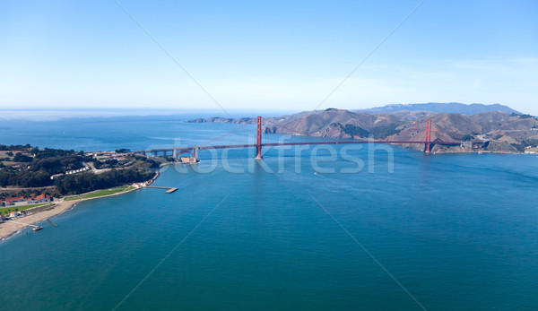 Golden Gate Bridge San Francisco cielo acqua strada città Foto d'archivio © hanusst