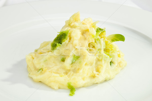 Kool gezondheid groene lunch aardappel Stockfoto © hanusst