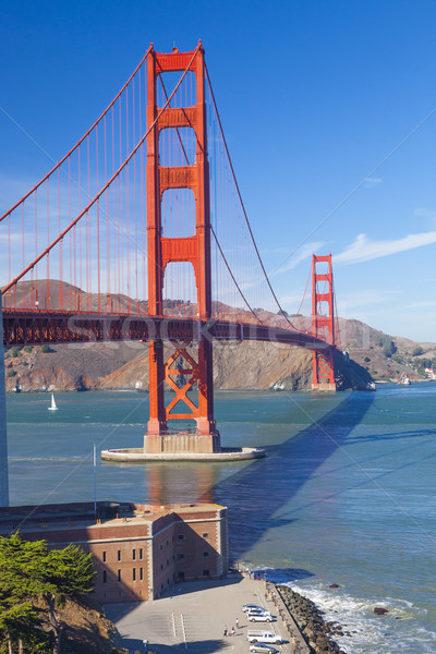 Golden Gate Bridge città San Francisco cielo acqua strada Foto d'archivio © hanusst