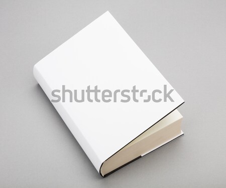 Könyv fehér borító iroda papír háttér Stock fotó © hanusst